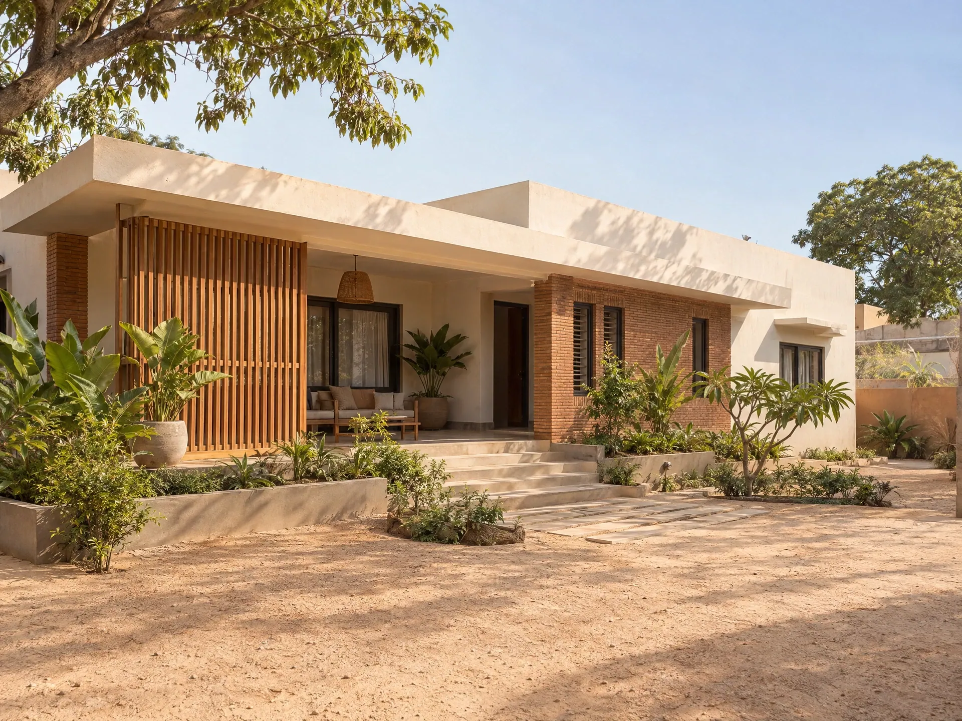 Maison familiale · 3 chambres : projet de présentation de maison à Thiès, Sénégal
